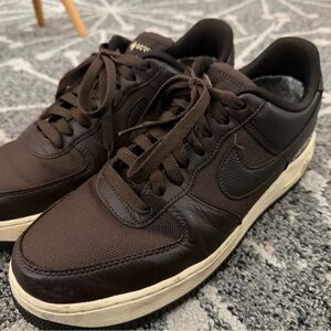 Nike Dark Brown Air Force 1 Gore-Tex